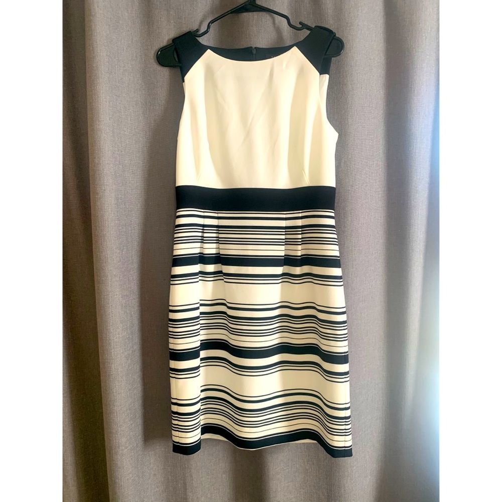 Black and White striped dress